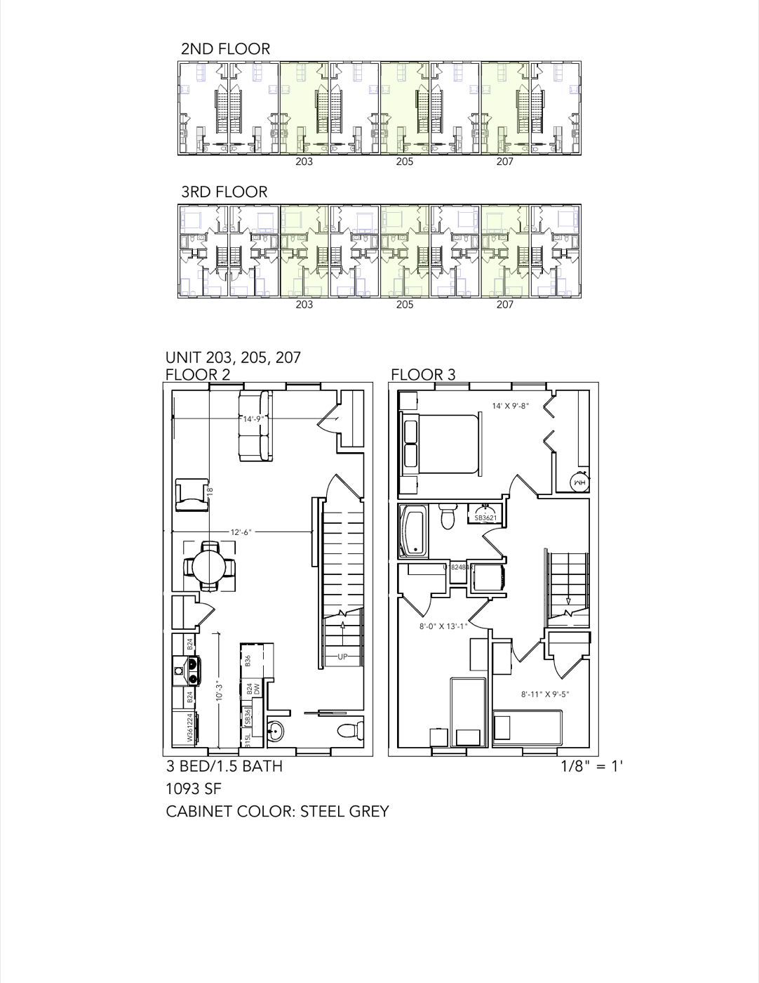 3 Bedroom floorplan